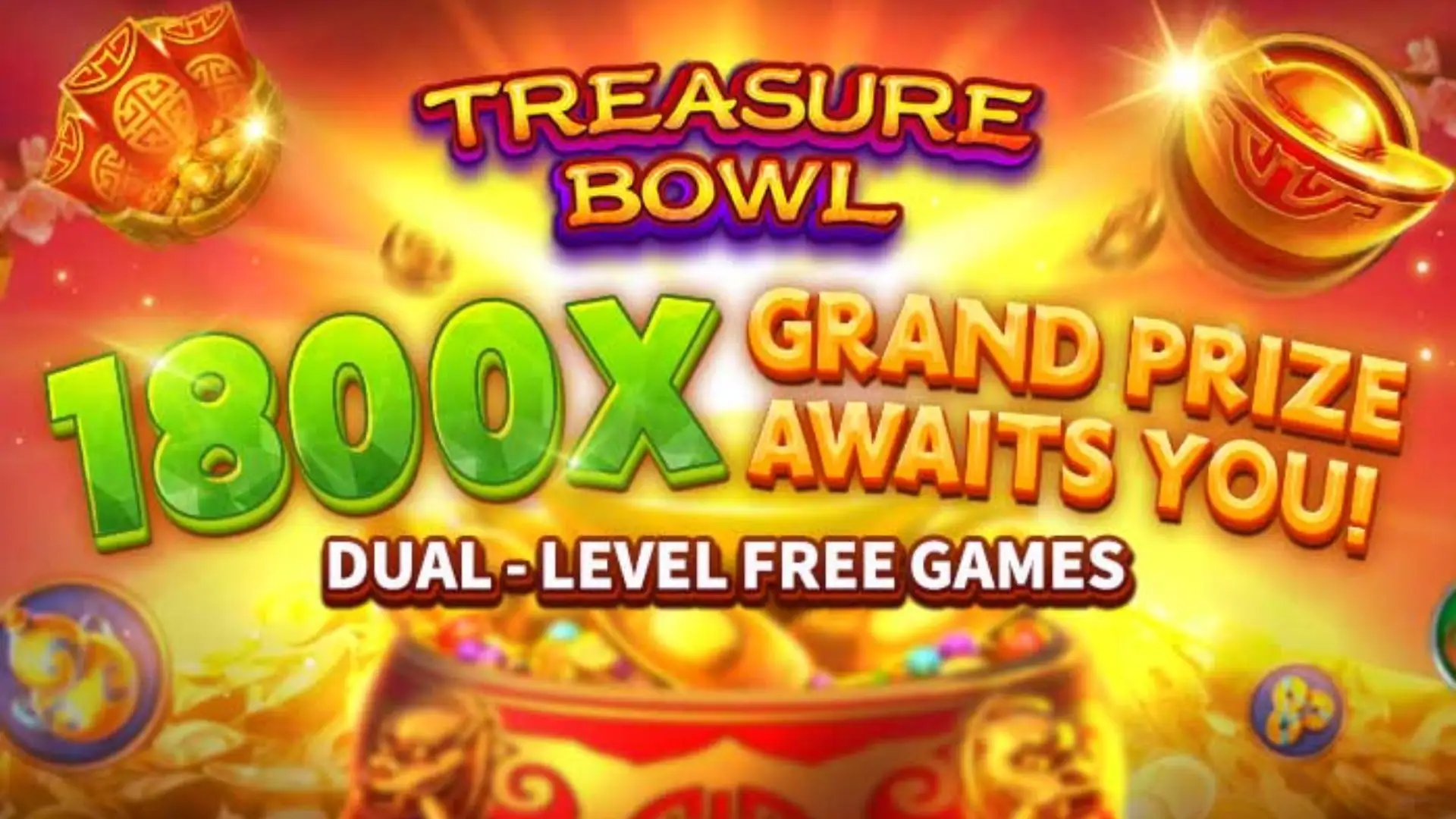 Multiplicadores Treasure Bowl jogo004 - 7777x Máximo com Tigela Dourada